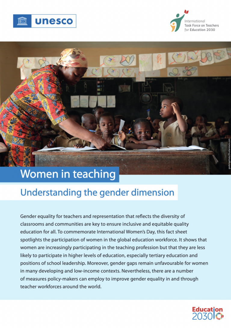 Women in teaching: understanding the gender dimension
