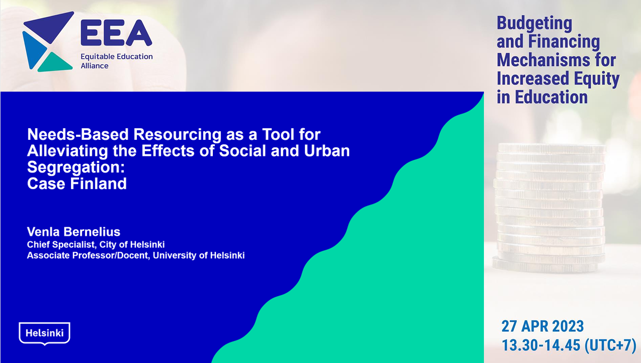 Presentation by Venla Bernelius, 7th EEA Meeting